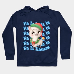 CHRISTMAS LLAMA Hoodie